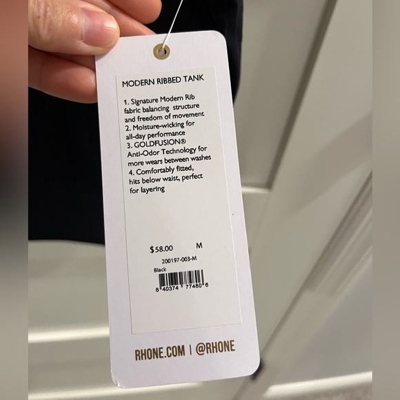 RHONE modern Rib Tank - Picture 2 of 6